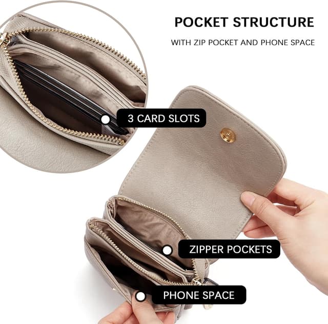 Thumbnail 4 de BOSTANTEN Klein Handytasche UmhĂ€ngetasche Damen đ