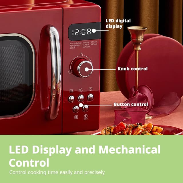 Thumbnail 6 de COMFEE Retro Microwave 800 W 20L