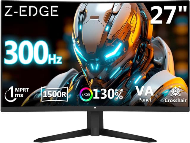 Detalle de Z-Edge 27" Curved Gaming Monitor 300Hz