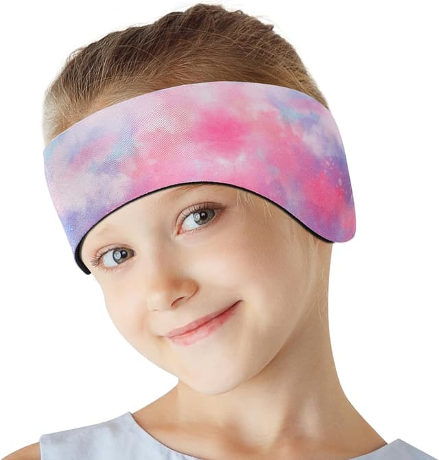 Detalle de HeySplash Elastic Swimming Ear Band – Adjustable Neoprene Headband for Kids (waterproof ear protection)