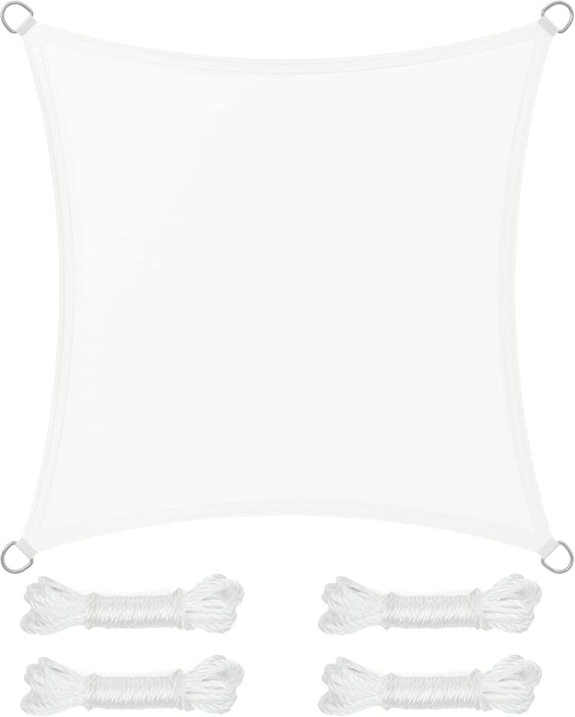 Detalle de SONGMICS tenda parasole 3 x 3 m impermeabile con protezione UV 93% e colonna d’acqua 665 mm