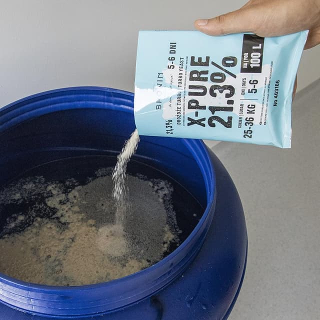 Detalle de BROWIN® Hefe Turbo X-Pure 403106 – Destillation | Gärhefe bis 21,3% Alkohol in 48 Stunden für 100 Liter