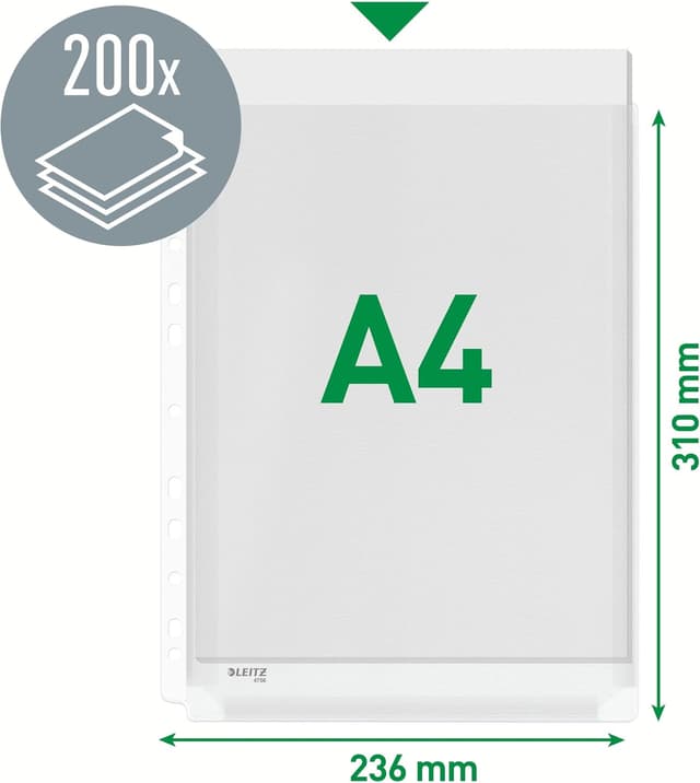 Thumbnail 5 de Leitz 47563003 Fundas Maxi Document Wallet A4, Pack de 5 📂