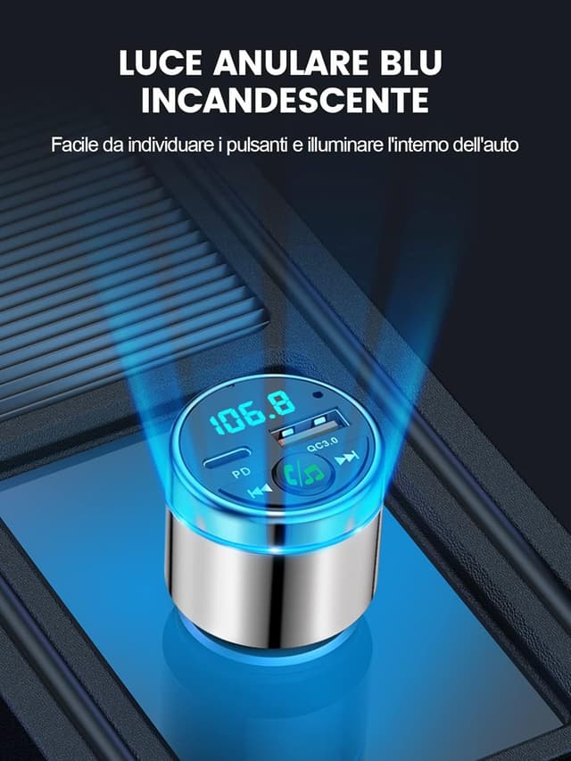 Detalle 2 de Mohard Bluetooth Auto 5.3 per FM