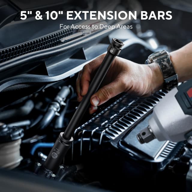 Thumbnail 6 de Ginour 20PCs Impact Socket Set 8–24mm