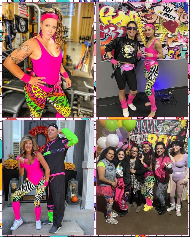 Thumbnail 5 de BIQIQI 80s Costume Set for Girls and Women