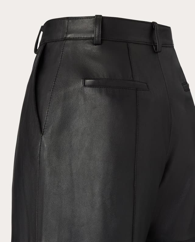 Thumbnail 2 de P.A.R.O.S.H Pantalón recto de piel