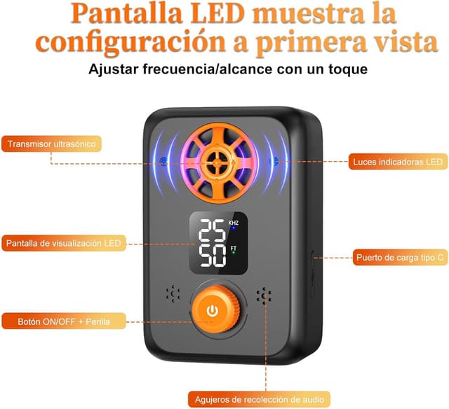 Detalle 2 de kacylzom Antibell Ultraschall 50 Fuß