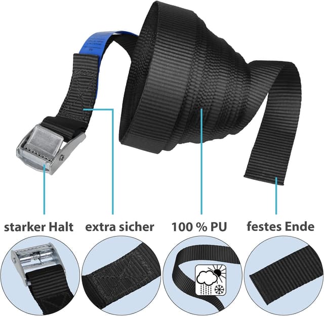 Thumbnail 2 de Zurrgurt Spanngurt DIN EN 12195-2 250 kg