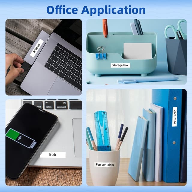 Thumbnail 4 de Label KINGDOM Compatible LetraTag 12mm Tape 5-Pack