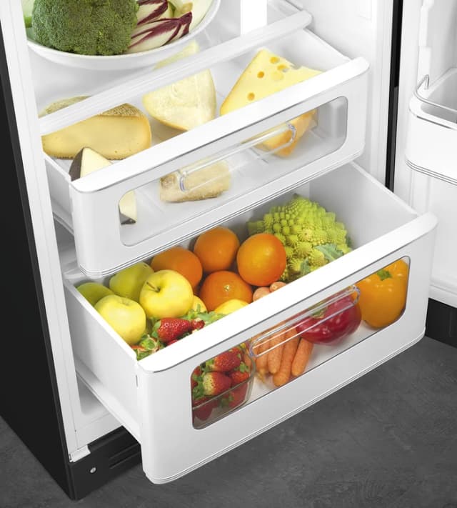 Thumbnail 9 de Smeg FAB30RBL6 Schwarze Kühlgefrierkombination