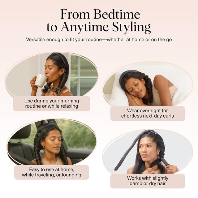 Thumbnail 5 de Kitsch Heatless Satin Curling Set 34" 💇♀