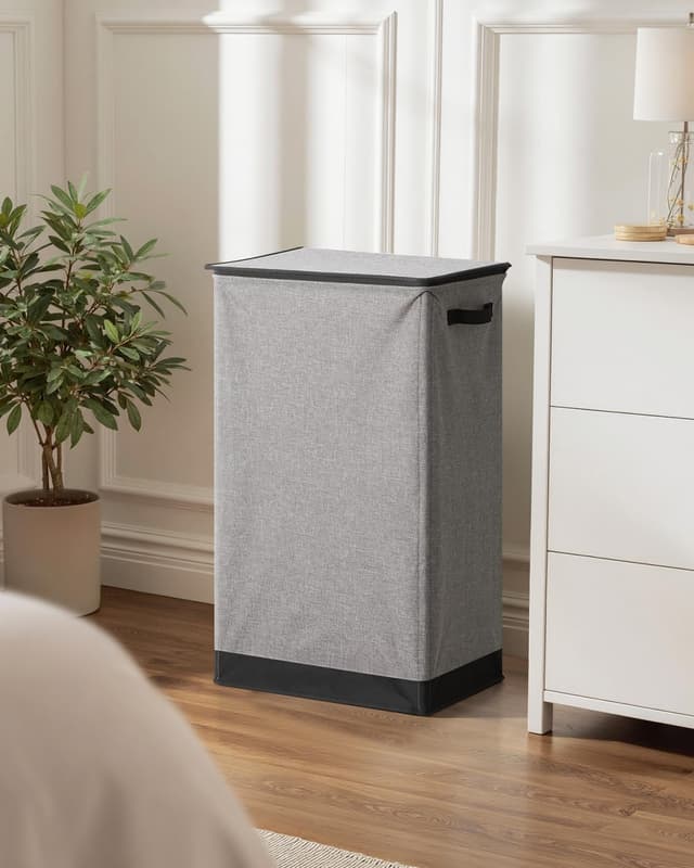 Thumbnail 6 de SOLEDI Laundry Hamper 100L collapsible basket