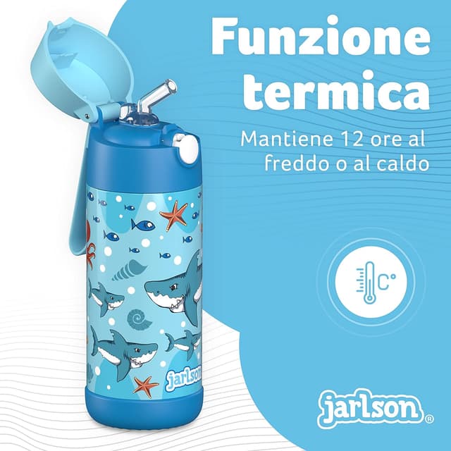 Detalle 2 de Jarlson CHARLI 350 ml borraccia termica per bambini 📘