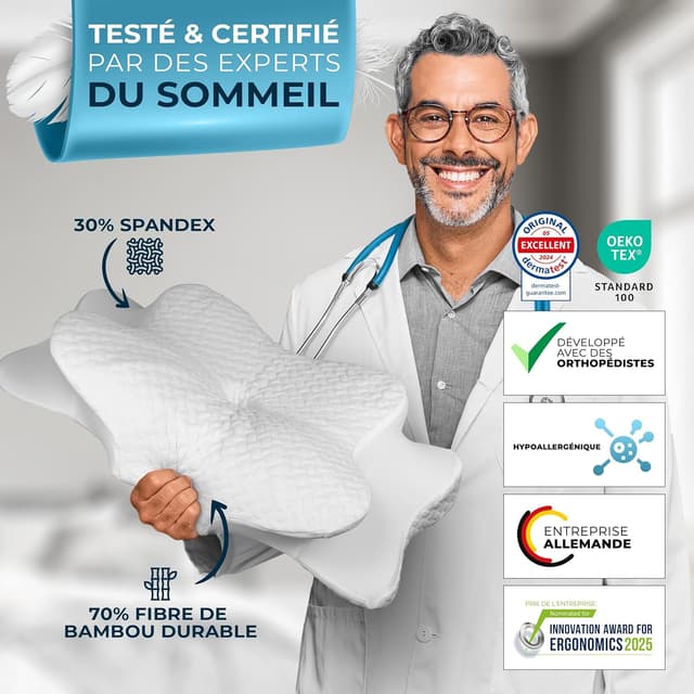 Thumbnail 5 de Glückstoff Oreiller Ergonomique Cervical