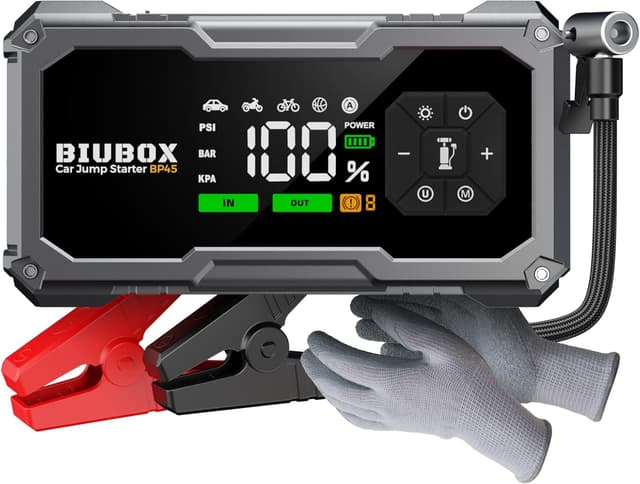 Detalle de BiuBox 8500A avviatore emergenza auto 150PSI