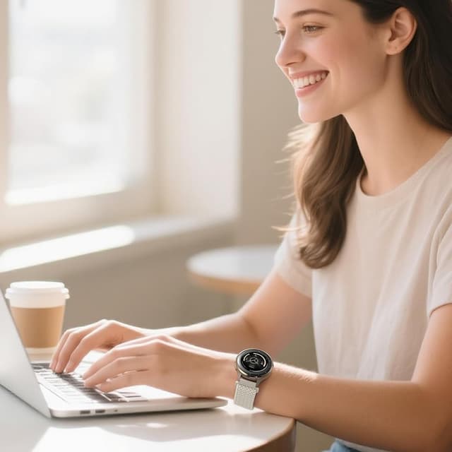 Thumbnail 6 de Epova braided 20mm watch straps for Garmin Vivoactive/Forerunner and compatible 20mm bands