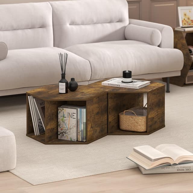 Thumbnail 5 de Furinno SIMPLE DESIGN Tavolino esagonale 20,47