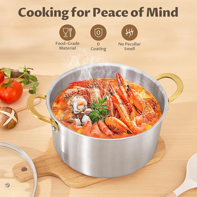 Thumbnail 2 de BEZIA 6 Quart Stockpot for Stew