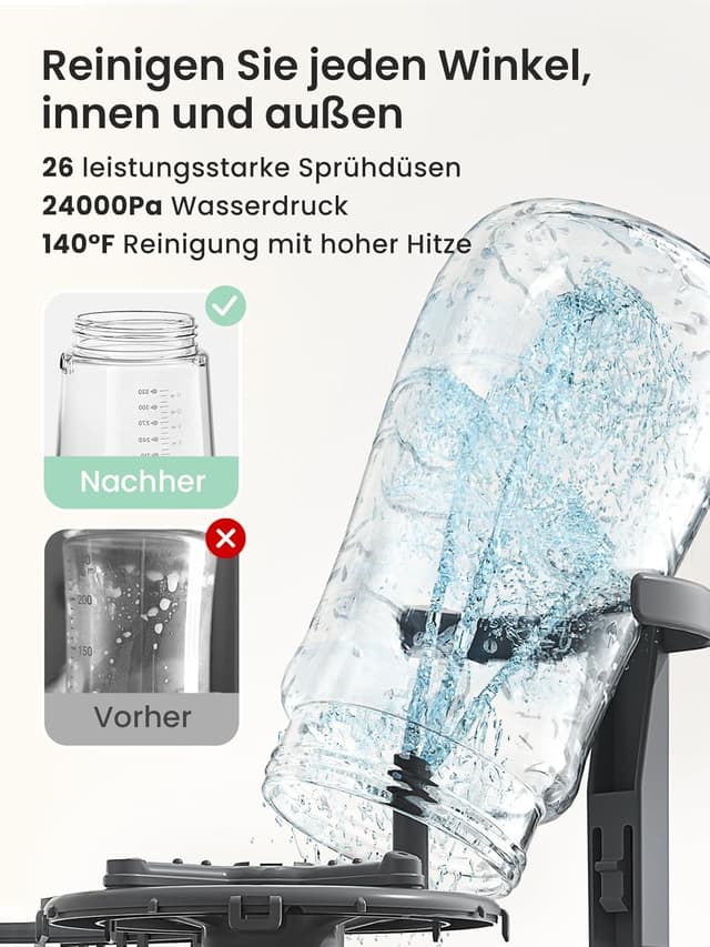 Detalle de Grownsy Baby Bottle Washer Pro Babyflaschenreiniger