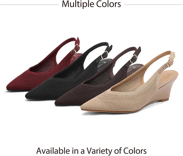 Thumbnail 6 de NEWBELLA Women's Wedge Heels 2.5"