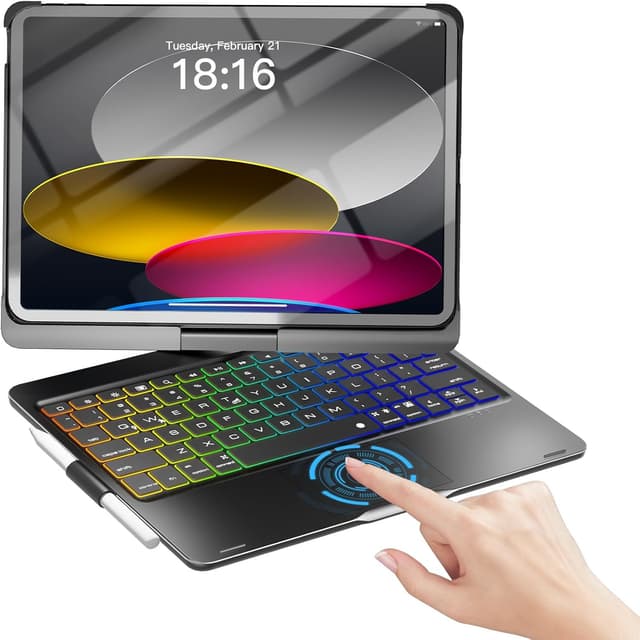 Imagen de NOKBABO iPad 11th Case with Keyboard en OfertitasTOP