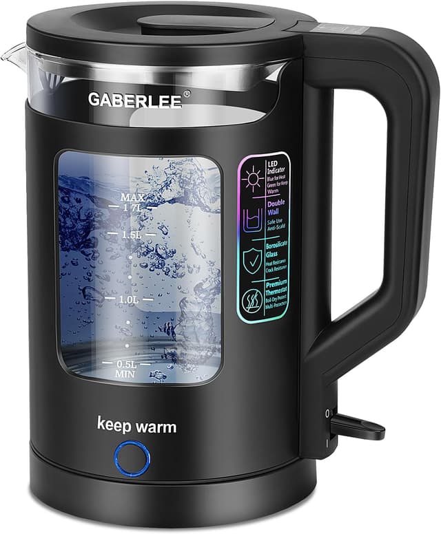 Imagen de Aqualix Electric Kettle 1.7L 3000W with Keep Warm en OfertitasTOP