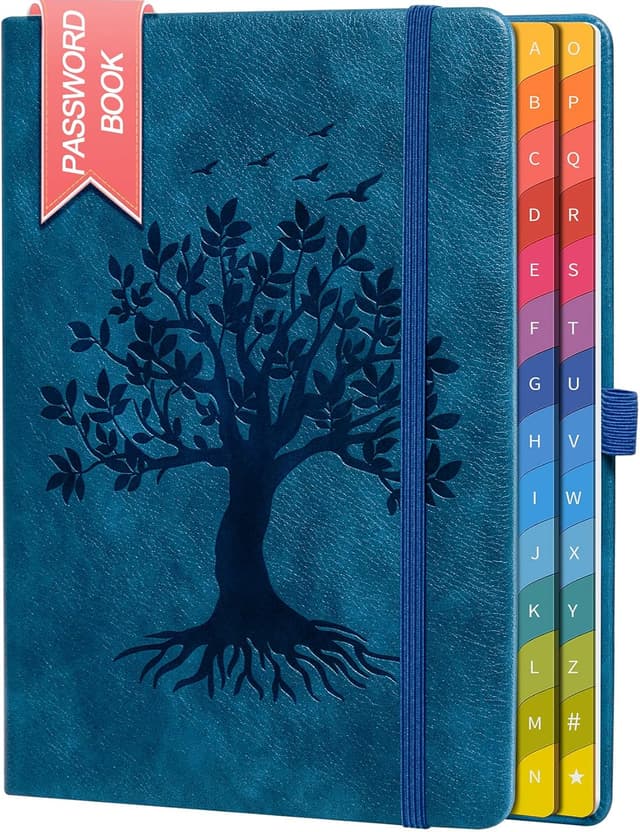 Detalle de ZXHQ password book 900 passwords, tabs