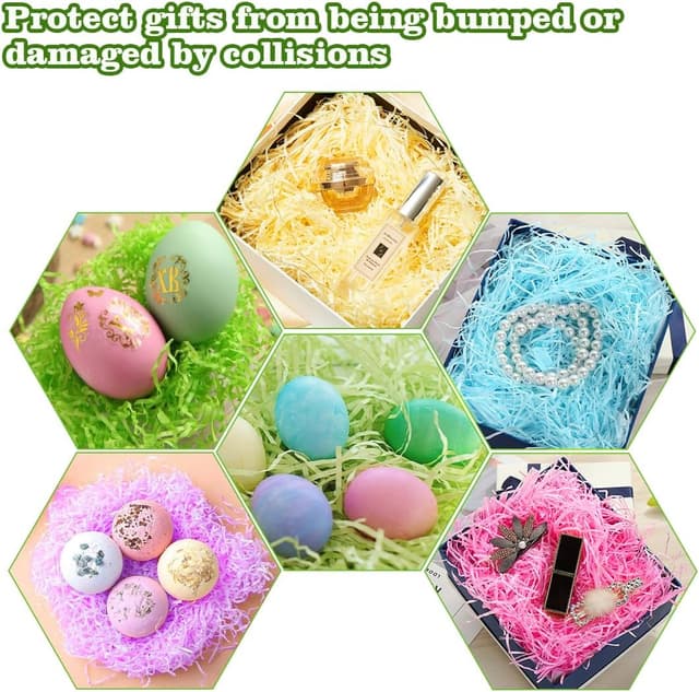 Thumbnail 2 de Bluelves 2er-Set Osterkörbchen aus Weide/Bambus mit ca. 100 g Ostergras Grün zum Befüllen