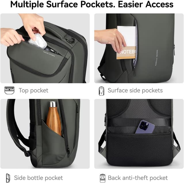 Thumbnail 4 de MARK RYDEN Große Kapazität Rucksack 17.3"