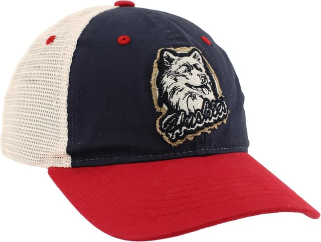 Detalle de ZHATS NCAA Officially Licensed Snapback Hat – Vault Stowe (Connecticut Huskies)
