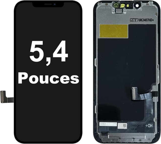 Detalle de Écran LCD DIGI4U pour iPhone 13 Mini (5,4 pouces) avec kit de réparation