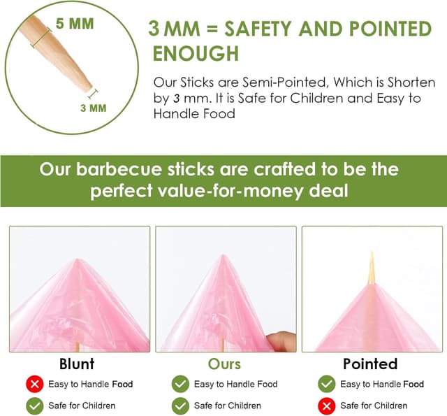 Thumbnail 3 de Marshmallow Roasting Sticks 120 PCS 90cm