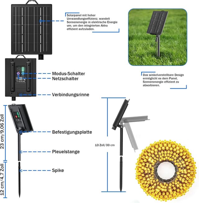 Thumbnail 5 de SOLARBABY Luci Natale 42 m 🎄