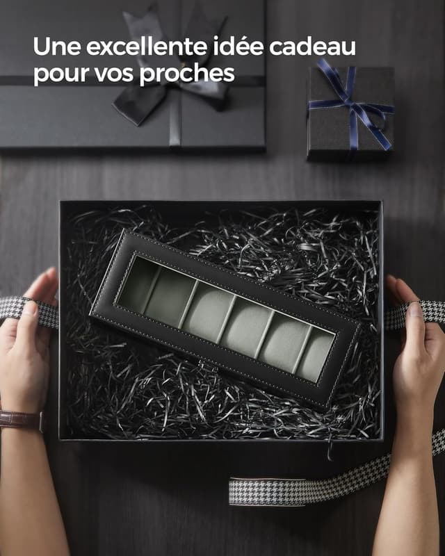 Thumbnail 6 de SONGMICS JWB06BK boîte 6 emplacements