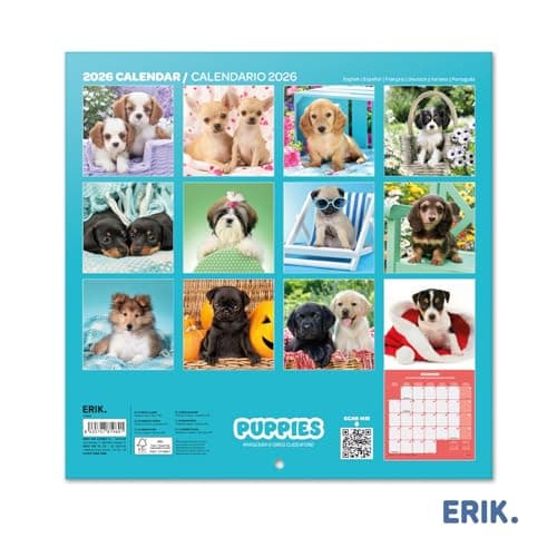 Thumbnail 1 de Grupo Erik Calendario 2026 Perros 30×30 cm 📅