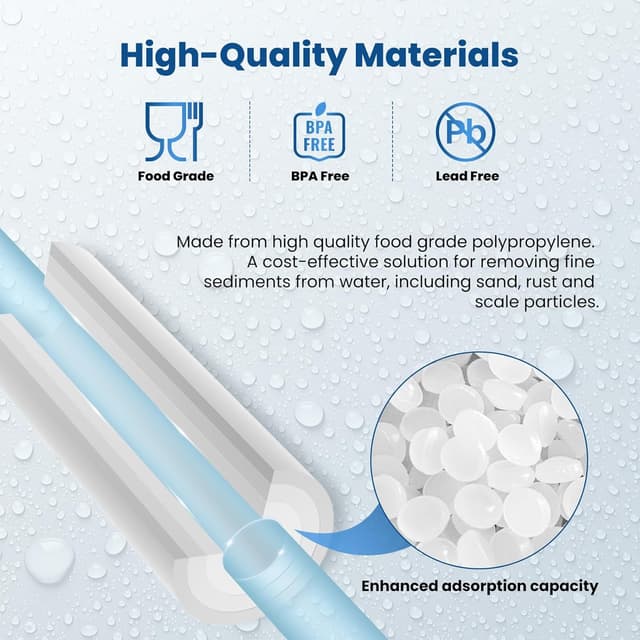 Thumbnail 4 de PUREPLUS Sediment Filter 5 Micron 10x2.5" Cartridge