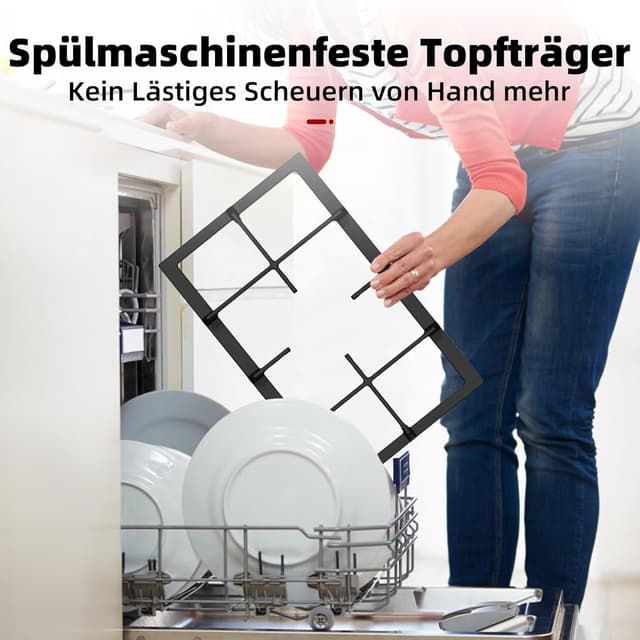 Thumbnail 6 de GASLAND GH2705SS1FC 76 cm Einbau-Gaskochfeld aus Edelstahl mit 5 Brennern (Wok-Brenner, 10.400 Watt)