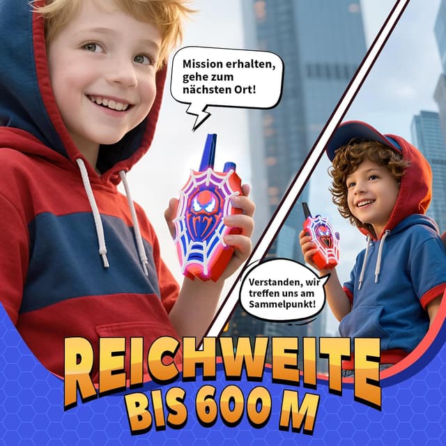 Detalle 2 de Mirthigig Walkie Talkie Kinder 600 m