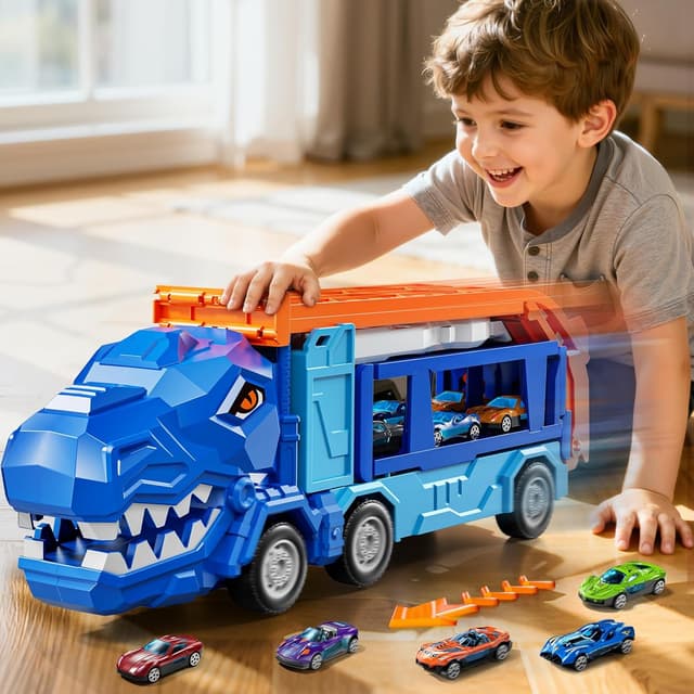 Thumbnail 3 de XINNOVEL Truck Toys Car Track Set 12 cars 🚚