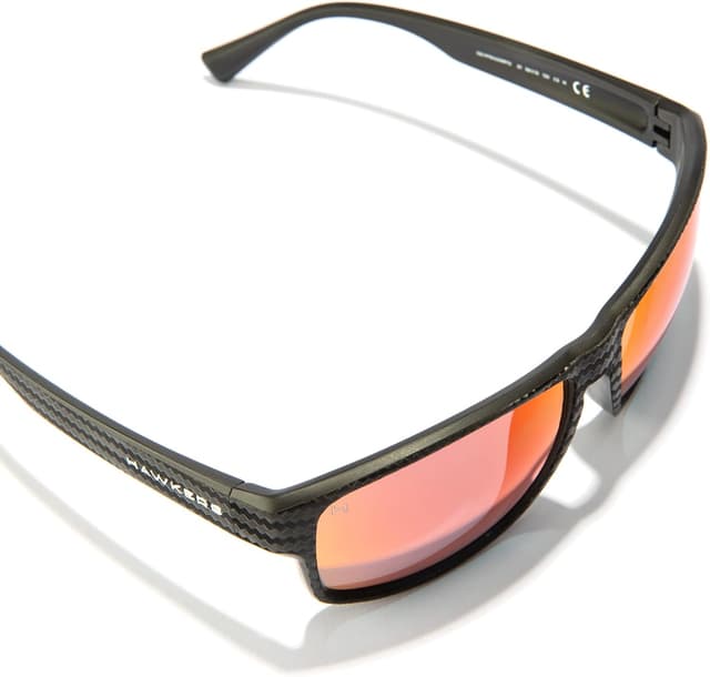 Detalle 2 de HAWKERS Unisex Faster Sunglasses (Category 3) – Red mirror lenses, TR90 frame