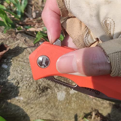 Thumbnail 4 de Harnds Navaja plegable Castor CK6118 con hoja AUS-8 y mango G10, 123 g, naranja