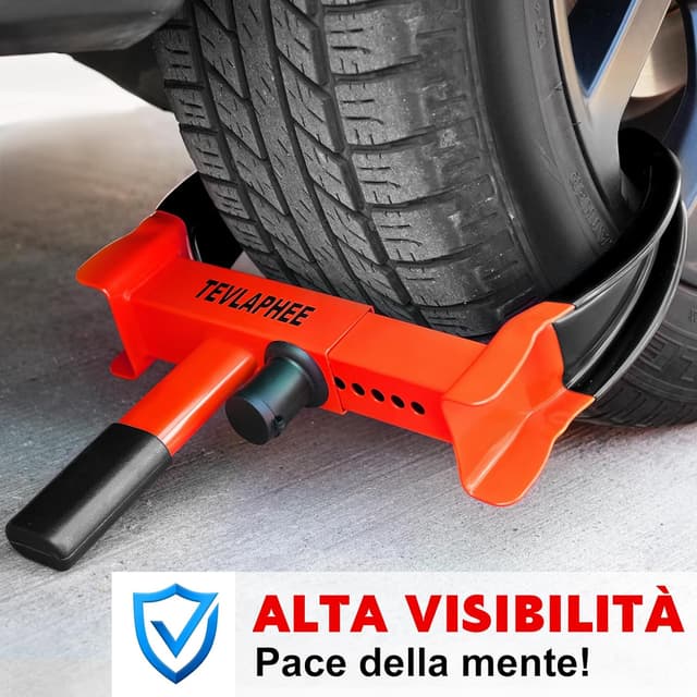 Thumbnail 4 de Tevlaphee Blocca Ruota Alta Sicurezza 19–30 cm
