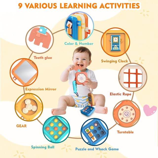 Thumbnail 3 de weirtoya Busy Board for 1 Year Old