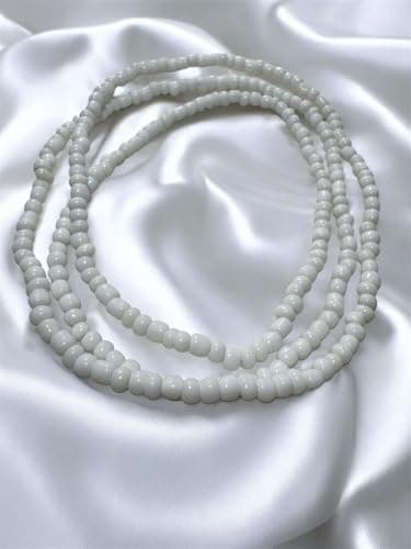 Detalle de Collar Obbatalá 40 cm de pureza