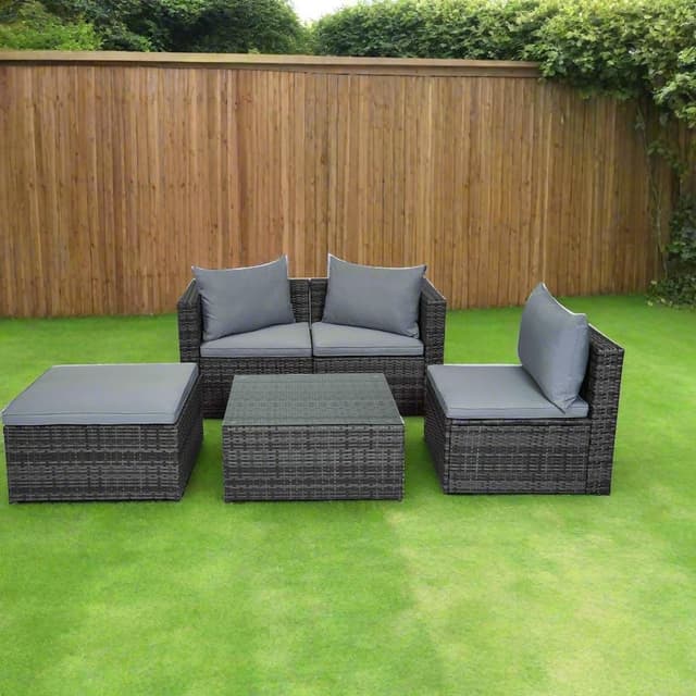Detalle de EVRE rattan garden furniture set