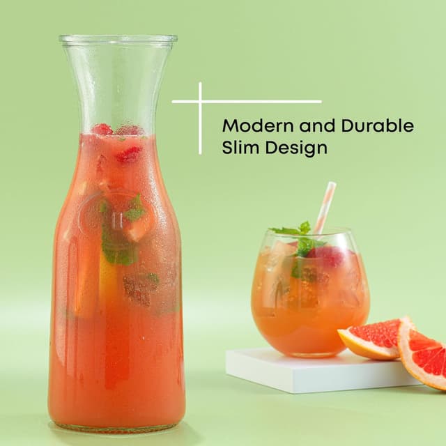 Thumbnail 5 de JoyJolt Glass Carafe 1 L 🍶