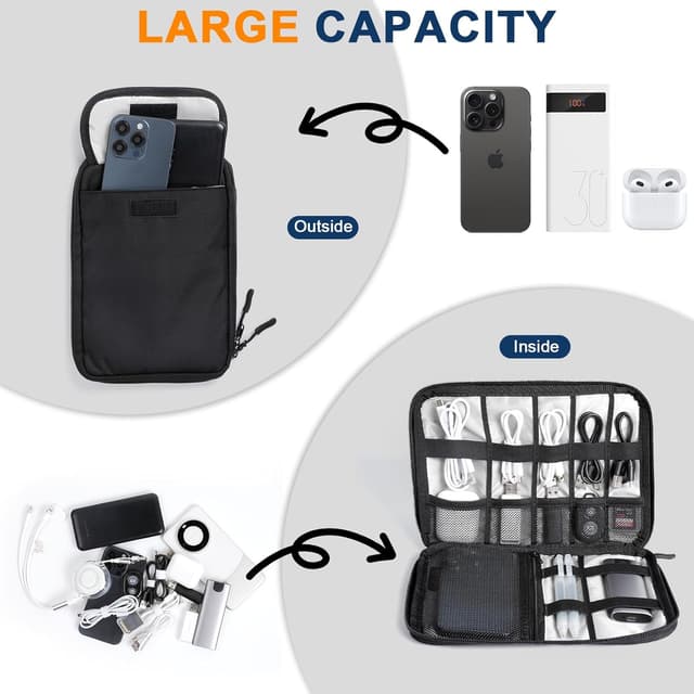 Thumbnail 2 de Cozary Organizador de Cables de Viaje