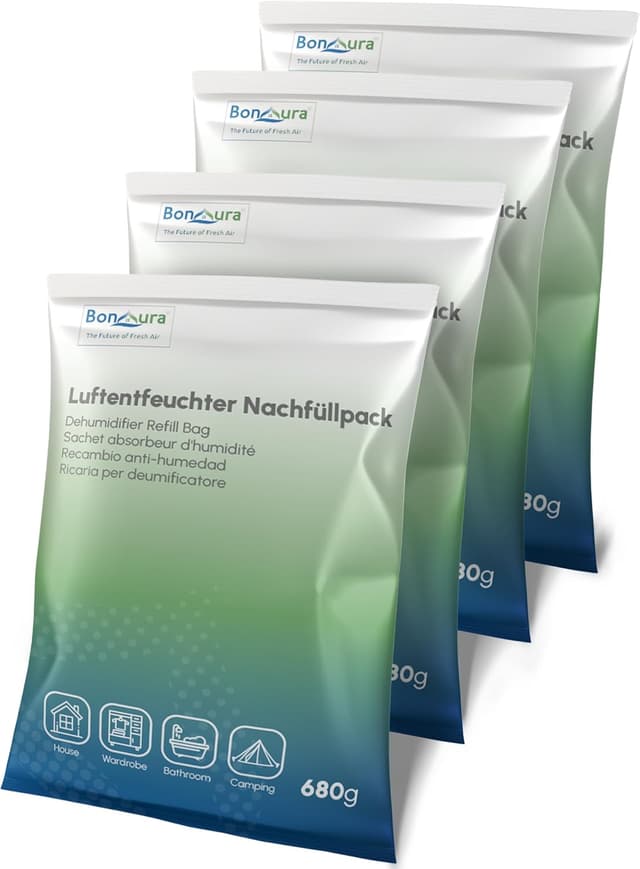 Imagen de BonAura AirOne Nachfüllpack 4er Set 680 g 🌬 en OfertitasTOP