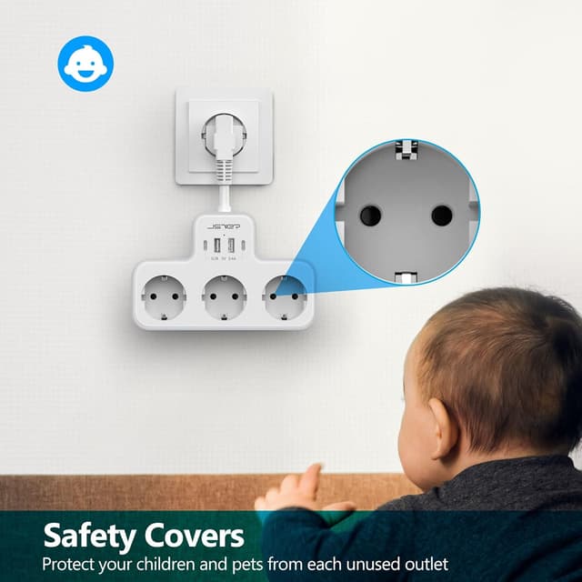 Thumbnail 5 de JSVER Ciabatta Elettrica 7 in 1 3680 W